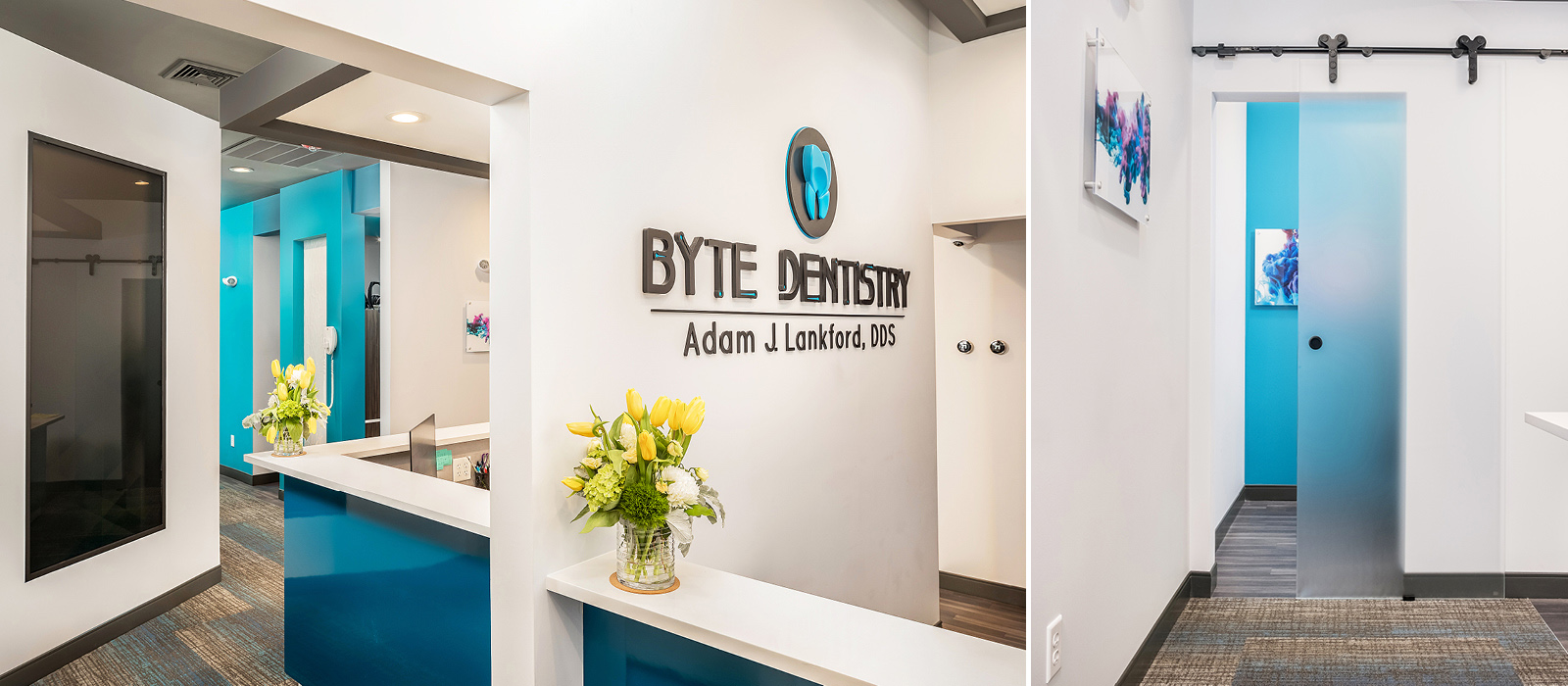 Byte Dentistry reception area