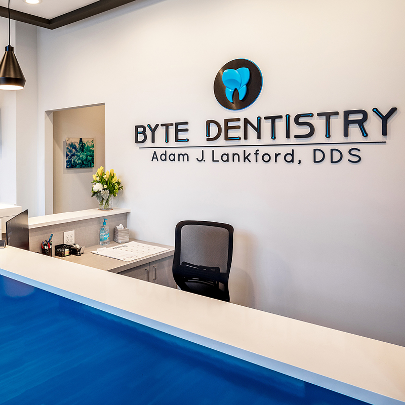 Byte Dentistry reception desk