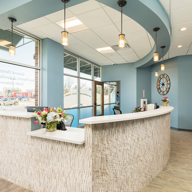 Dental Design of New England reception area