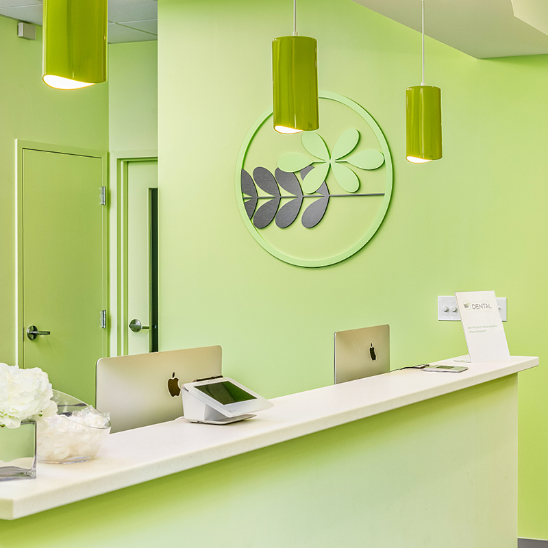 Greenwood Dental reception area