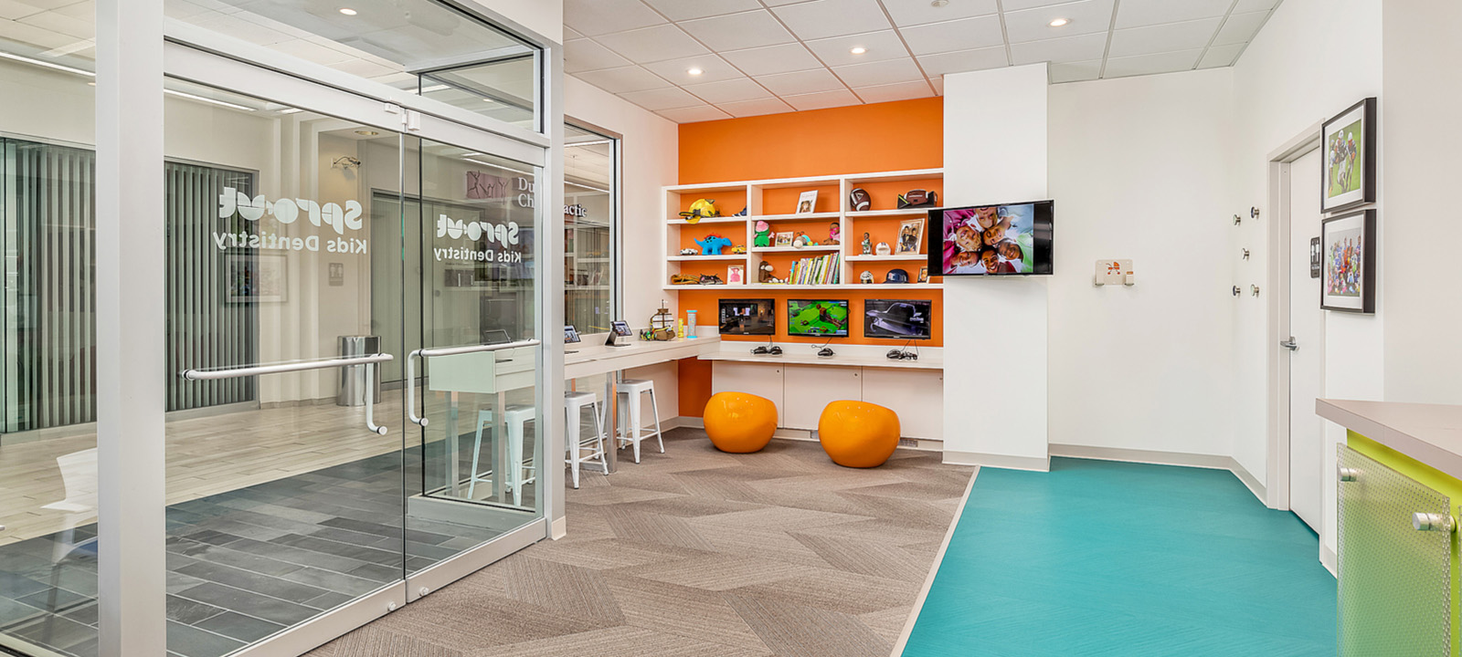 Sprout Dental waiting room and play area