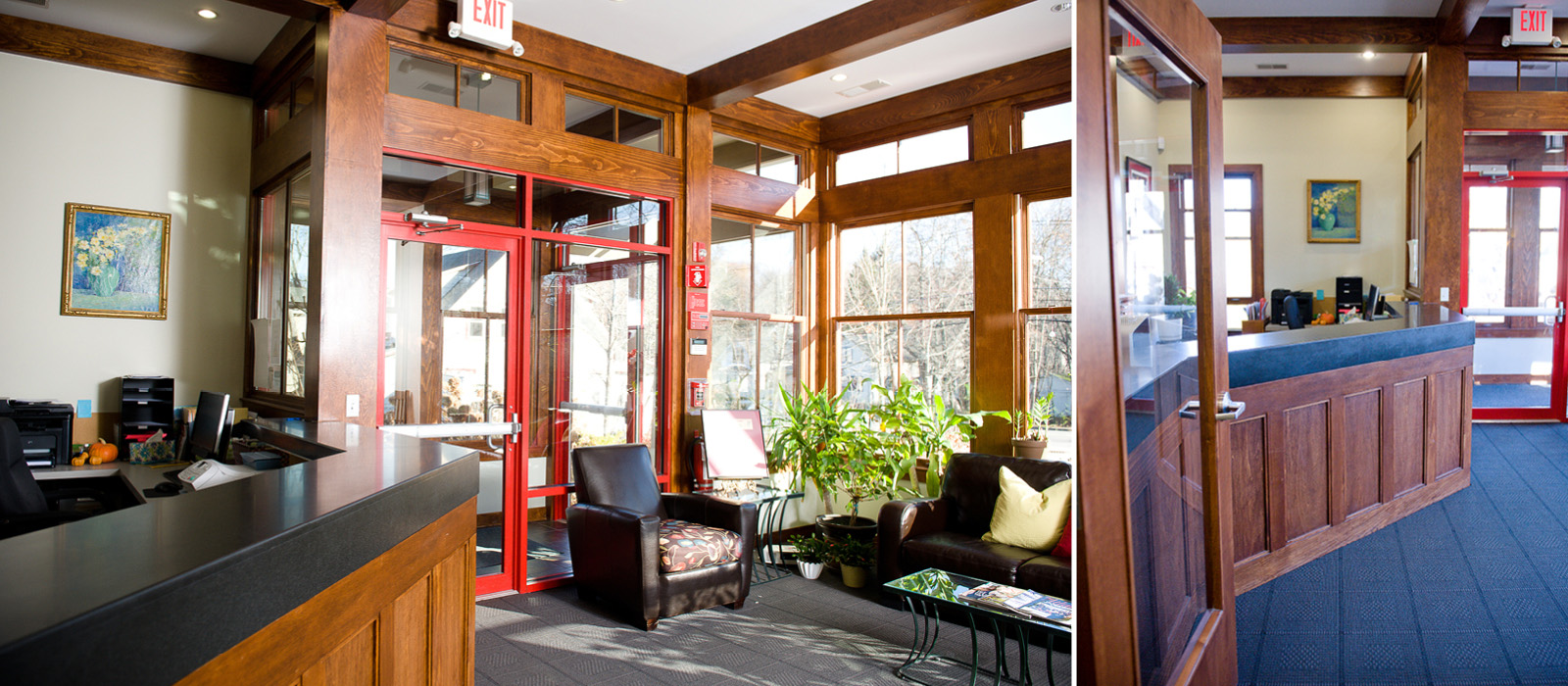 Paquette Family Dental reception area