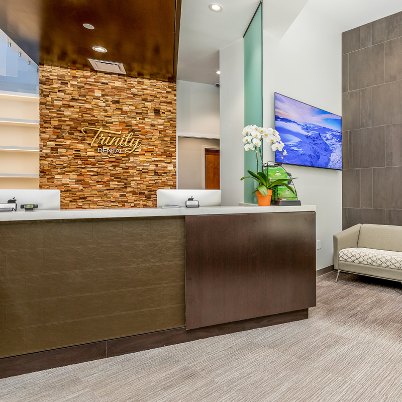 Trinity Dental reception area