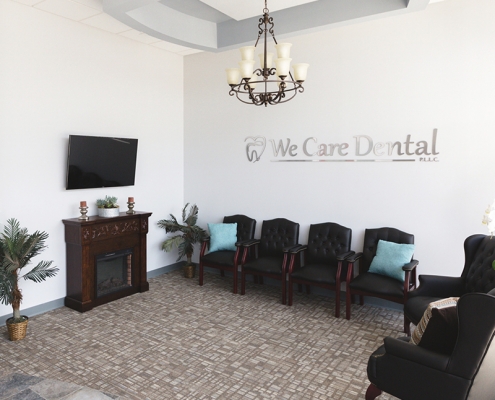 We Care Dental patient waiting area