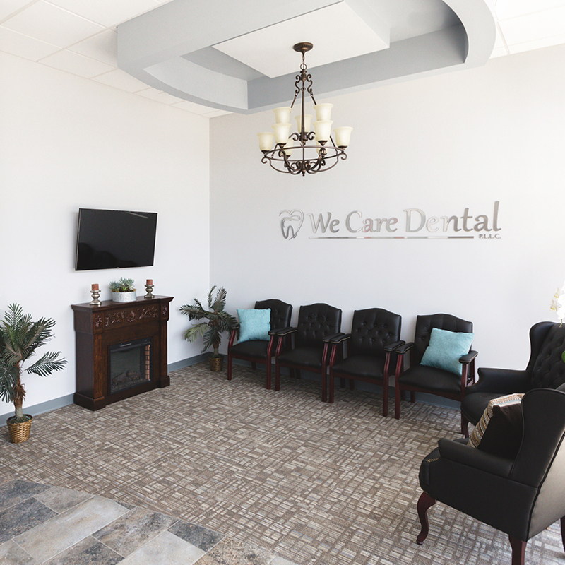 We Care Dental patient waiting area