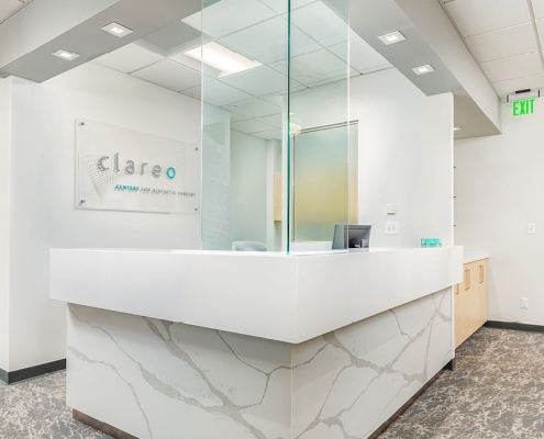 Clareo Centers For Aesthetic Surgery front desk