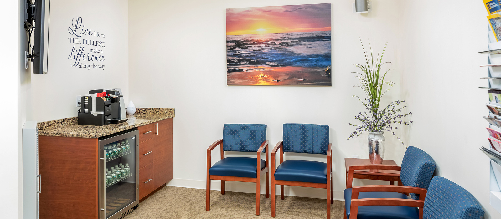 Lexington Prosthodontics waiting area