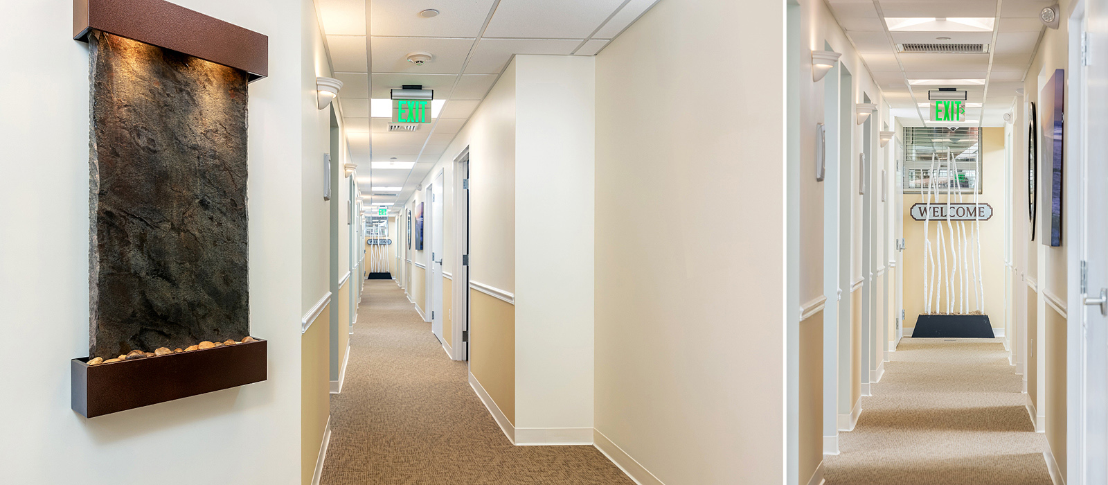 Lexington Prosthodontics office hallway